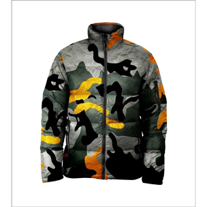Chaqueta recortada de invierno para hombre y mujer, con capucha, cálida, con cremallera, cuello levantado, estilo callejero, tela de lona - Product Image 3