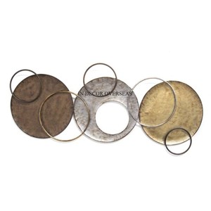 Arte de pared de diseño elegante y elegante chapado en oro de Metal de calidad superior con aspecto llamativo de alta demanda para decoración de bodas y fiestas - Product Image 4