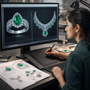 Fabricant de bijoux sur mesure |   Usine de fabrication de bijoux en argent sterling 925 et en or vermeil OEM ODM |   Fournisseur de bijoux fins personnalisés - Product Image 3