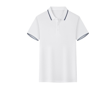 Polo pour homme avec logo personnalisé OEM, couleur unie, décontracté, manches courtes, polos personnalisés, vêtements de travail personnalisés, polo brodé - Product Image 4