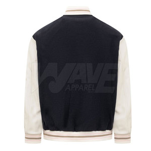 Chaqueta Letterman para Hombre de la Mejor Calidad con Logotipo Frontal, Diseño Casual Transpirable de Algodón/Lana, Hecha en Pakistán - Product Image 2