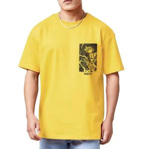 เสื้อยืดผ้าฝ้ายทำจากผ้าเฟรนช์เทอร์รี่สำหรับผู้ชายเสื้อยืดพิมพ์ลายสกรีนดีไซน์3D วัสดุโพลีเอสเตอร์/ ผ้าฝ้ายแบบออกแบบได้ตามต้องการ - Product Image 1