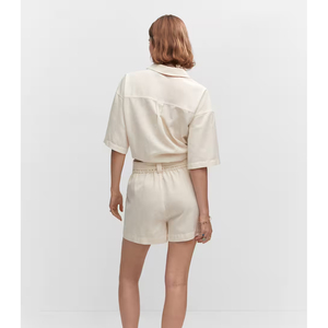 Shorts Cargo de Algodón para Mujer, Hechos a Medida, al por Mayor, Transpirables, Ecológicos, de Secado Rápido, Cintura Alta, Colores y Logotipo Personalizables - Product Image 5