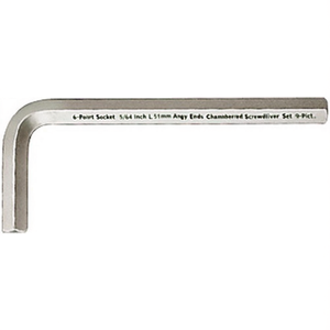 6-Point Socket 5/64 Inch L.51mm Angled Key Ends Chamfered <b>Screwdriver</b> <b>Set</b> 9-Piece - Product Image 2