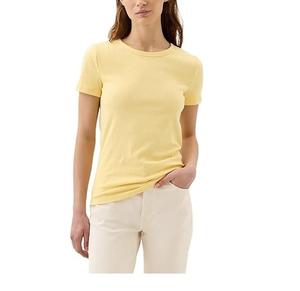 T-shirt côtelé à manches courtes pour femmes - Product Image 2