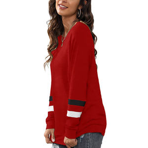 New Design 2024 Women Sweatshirt Low MOQ Women Fashion Casual Long Sleeve Sweat Shirt Plus Size Hoodies & Sweatshirts - Product Image 6