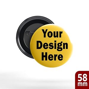 Customised Personalized Photo & Logo Printed Pin Badges Modern Style <b>Personalised</b> Size 58mm for Events & Parties - Product Image 6
