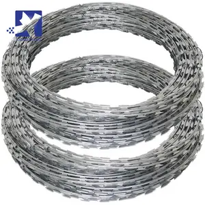 Factory Price Protective Net Bto30 Razor Barbed Wire Mesh Concertina Razor Wire Fencing For Protection