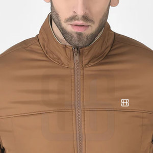 High Quality <b>Men's</b> Bomber Jacket Stand Collar Canvas Fashion Wear for Winter Customizable Logo Design OEM Service High Street - Product Image 6
