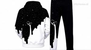 เสื้อฮู้ดดี้แบบเต็มตัวติดเพชร ซิปหน้า  โลโก้สั่งทำได้  ตัวอย่างเสื้อฮู้ดดี้ผู้ชายติดเพชรขนาดใหญ่พิเศษ สั่งทำได้ - Product Image 2