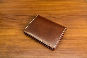 Cartera Unisex de cuero genuino hecha a mano, cierre de cubierta corta, impermeable, gran capacidad para uso en oficina y regalo - Product Image 4