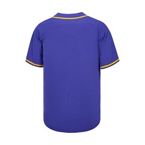 เสื้อเบสบอลโพลีเอสเตอร์ 100% สำหรับผู้ใหญ่ เสื้อเจอร์ซีย์สีพื้นแบบกำหนดเองสำหรับทีมกีฬา ราคาสมเหตุสมผล - Product Image 2