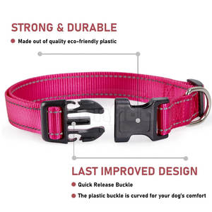 Collar Resistente para Mascotas con Hebilla Fuerte, Correa Ajustable, Diseño de Tela Transpirable, para Mascotas Grandes, Medianas y Pequeñas, Uso Diario, Accesorios para Mascotas - Product Image 2