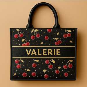 Personalized Beaded <b>Tote</b>, Custom Wedding <b>Tote</b>, Floral Beaded <b>Bag</b>, Personalized Wedding <b>Bag</b>, Bridesmaid Gift, <b>Blue</b> Floral <b>Tote</b>, - Product Image 6