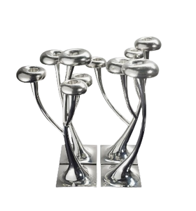 Artículos Decorativos para el Hogar, Árbol Plateado de Metal con Base de Hierro, Escultura Metálica para Bodas, Cumpleaños y Festivales, Suministrado por India - Product Image 5