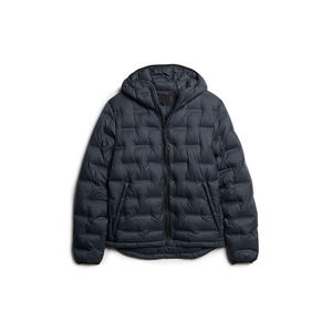 Vestes en toile imperméable pour hommes style de rue coupe-vent à capuche pluie et bulle de neige matelassé bouffant en gros personnalisable - Product Image 1