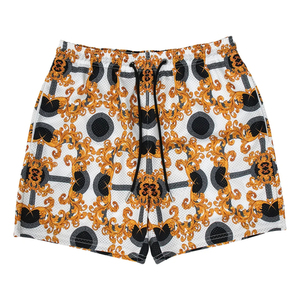 Pantalones cortos de baloncesto elásticos ecológicos de poliéster/algodón hechos a medida, secado rápido, de talla grande, con cordón, transpirables, cintura media, Cargo - Product Image 5