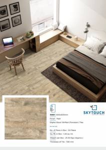 กระเบื้องปูพื้นพอร์ซเลนขัดเงาขนาด600x600มม. สำหรับร้านอาหารสไตล์อินเดียดีไซน์ทันสมัย - Product Image 3