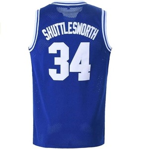Camiseta de baloncesto de Color azul de alta calidad para hombre 2025, ropa deportiva, uniforme, y número nombre personalizado, camiseta de béisbol Laker, camiseta de malla - Product Image 2