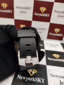 Reloj de lujo con diseño de diamante D Color VVS Moissanite Iced Out para mujer de proveedor indio en pedido a granel al mejor precio - Product Image 5