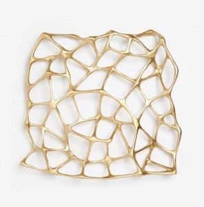 Dessous de plat carré en métal argenté pour la cuisine et l'hôtel Dernier design Dessous de plat en métal fini brillant pour la décoration de la cuisine aux commandes en gros - Product Image 5