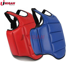 Protecteur de poitrine professionnel pour adultes et enfants garde du corps en cuir épaissi pour la boxe Sanda MMA Muay Thai Kickboxing - Product Image 3