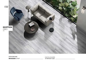 Carrelages de sol en porcelaine aspect bois brillant 20x120cm finition antidérapante - Product Image 4