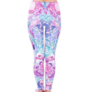 Leggings légers pour femmes, taille haute, sans couture, fitness, yoga, gym, entraînement, OEM, ODM, marque privée, logo personnalisé - Product Image 3