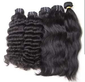 Extension de cheveux élégante et lisse pour femmes avec fibre synthétique de type bouclé pour mariage et maquillage pour l'exportation dans le monde entier - Product Image 1