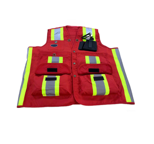 Chaleco DE SEGURIDAD reflectante de poliéster de alta calidad Diseño de moda al aire libre suave para equipos de defensa personal-Venta al por mayor - Product Image 2