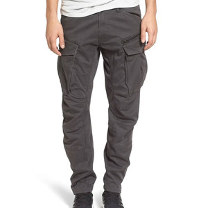 <b>Men's</b> Slim Fit High Waist <b>Cargo</b> <b>Pants</b> Casual <b>Camo</b> Design With Button Decoration and Multi-Pockets Plus Size Canvas Trousers - Product Image 5