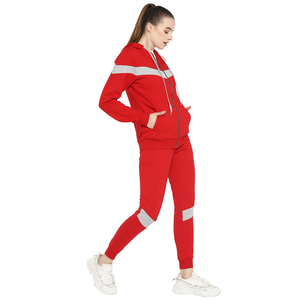 OEM Custom Logo Womens Color Block Full Zip up Jogger Sportswear Jogging Sets Sweatsuit <b>Plain</b> <b>Tracksuit</b> Training Wear for Women - Product Image 3