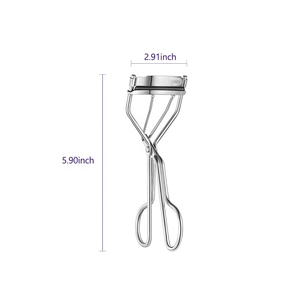 High Quality Sustainable Eyelash Curler with Private Label Custom Lash Curler <b>Silver</b> Mirror Polish Finish <b>Eye</b> Lash Curler - Product Image 4