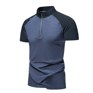 2025 nouveauté lambrissé Sublimation quart Zip hommes pour Polo T-Shirts toile Golf pour Polo chemise avec broderie Logo imprimer P - Product Image 6