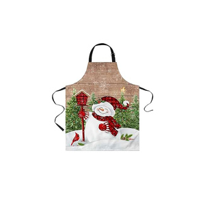 Adjustable Strap Customized Design 100% Pure Cotton Linen Sleeveless <b>Cooking</b> Kitchen <b>Apron</b> - Product Image 4