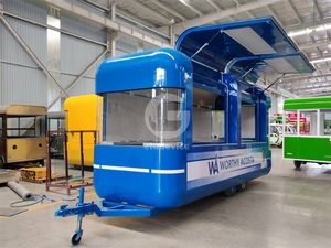 Remorque alimentaire mobile attrayante, camion alimentaire électrique avec auvent, chariot de restauration commercial pour café et snack-<span class=keywords><strong>bar</strong></span> - Product Image 3