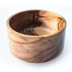 Cuenco de madera hecho artesanalmente, pieza atemporal funcional duradera, complemento perfecto, mesas de comedor modernas Rústicas - Product Image 5