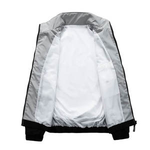 Blouson d'hiver unisexe grande taille en softshell, coupe bomber, personnalisable, coupe-vent, design en toile, service OEM élégant pour hommes - Product Image 6