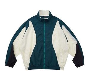 Veste coupe-vent en nylon froissé légère sur mesure OEM, fermeture éclair, veste de sport pour hommes, course à pied, impression, imperméable, coupe-vent, adultes - Product Image 1