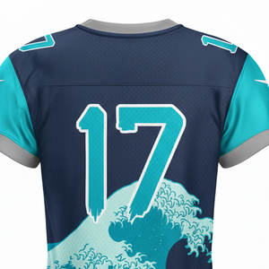 Camiseta de Fútbol Americano Sublimada Personalizada, Uniforme de Juego y Entrenamiento para Hombre, Transpirable, de Malla - Product Image 5