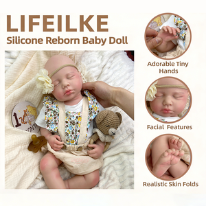 Muñeca de Silicona Realista de Bebé Recién Nacido, Niña/Niño, LouLou, Impermeable y Fácil de Limpiar, con Peso Anatómico Realista - Product Image 3