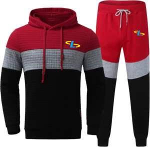 Trajes Deportivos Personalizados de Dos Piezas para Hombre, Trajes Deportivos Elegantes con Cremallera para Gimnasio y Deportes de Invierno, Disponibles en Talla XL - Product Image 5