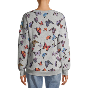 Sudaderas de sublimación para mujer de alta calidad, sudaderas con capucha transpirables y anti-pilling para mujer, servicio OEM, sudaderas de sublimación - Product Image 3