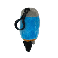 Porte-clés Mascotte Sportive Personnalisable en Peluche, Breloque Tendance en Plastique et Métal pour Sac, Souvenir