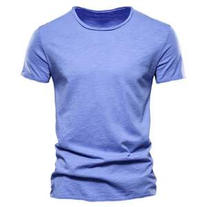 Camiseta de Manga Corta Lisa 100% Algodón, Directo de Fábrica, de Alta Calidad, Superventas, con Logotipo Personalizado, Ropa Urbana para Hombre - Product Image 5