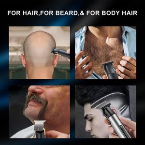 Tondeuse à barbe professionnelle sans fil à lame en T, tondeuse à cheveux de précision rechargeable avec fonction étanche (IPX7) - Product Image 4