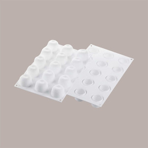 Moldes de Silicona 3D para Postres, Formas Realistas de Frutas: Manzana, Cereza, Melocotón, 39 mm de Diámetro, 30 mm de Altura - Product Image 4