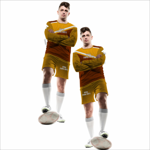 Conjunto de dos piezas para hombre, camiseta y pantalones cortos, diseño cómodo, Conjunto de camiseta y pantalones cortos a juego para hombre, ropa informal de uso diario - Product Image 4