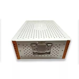 Estuche de esterilización Caja de desinfección Manual Instrumentos quirúrgicos de calidad premium Acero inoxidable Certificado CE Garantía de 5 años - Product Image 2