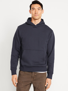 Sudadera con Capucha Azul Claro para Hombre, Corte Regular, Felpa de Algodón, Informal, con Bolsillo Delantero, para Otoño - Product Image 6